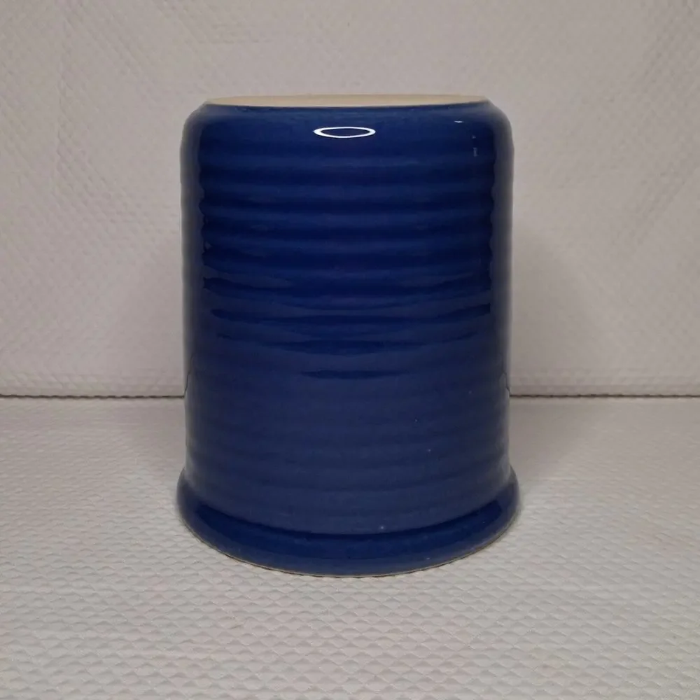 Emile Henry Blue Kitchen Ribbed Utensil Holder 87.63